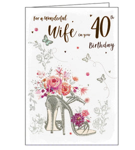 ICG 40th birthday card for wife