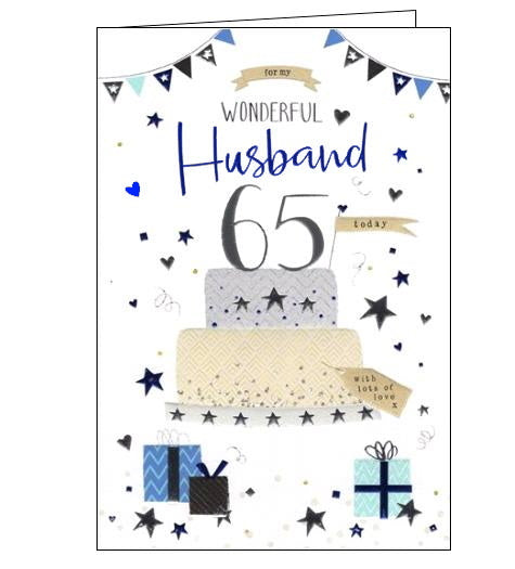 ICG 65th birthday card for husband