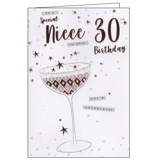 Special Niece - 30th birthday card