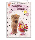 Barley the Brown Bear - Someone Special Birthday Card