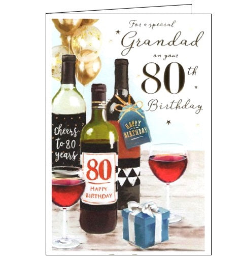 Cute Birthday Card - 80th - Grandad | thortful