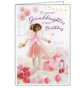 ICG For a special granddaughter birthday card Nickery Nook