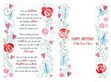 ICG eternal for the one I love birthday card Nickery Nook inside
