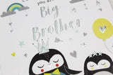 ICG you are a big brother new sibling cute blue congratulations card Nickery Nook