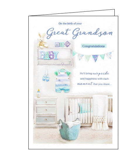ICG birth of your great grandson card