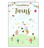 ICG congratulations on the birth of your twins card