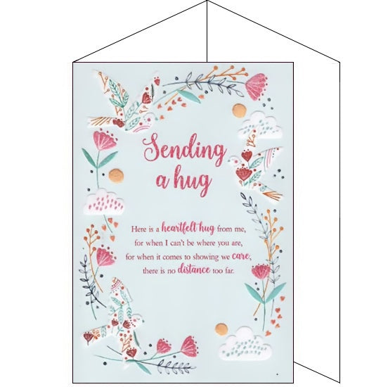 Sending a Hug card
