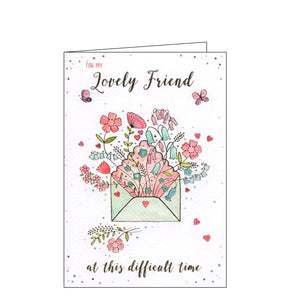 For my lovely Friend at this difficult time - thinking of you card