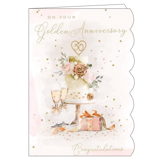 On your Golden Anniversary card