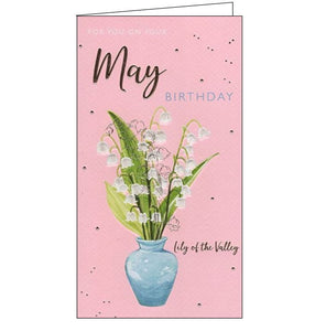 Just for You on your May Birthday card