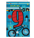 For a special Son on your 9th Birthday card
