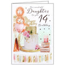 Wonderful Daughter on your 14th Birthday card