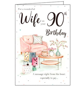ICG wife 90th birthday card