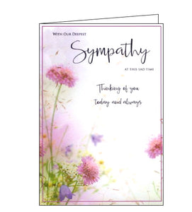 ICG with our deepest sympathy card