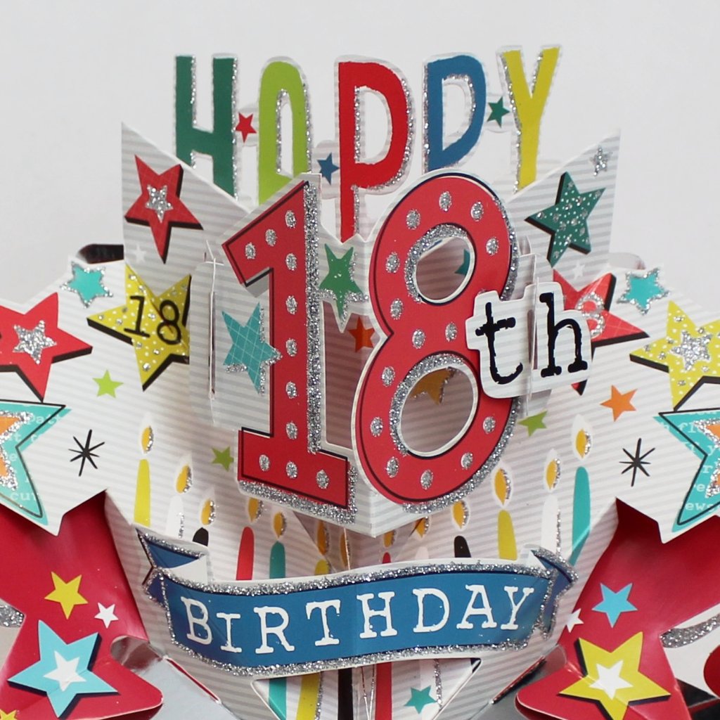 Second Nature 18th Birthday pop up card Nickery Nook