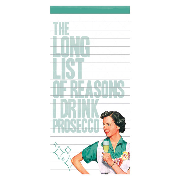 The long list of reasons I drink Prosecco - Magnetic Listpad