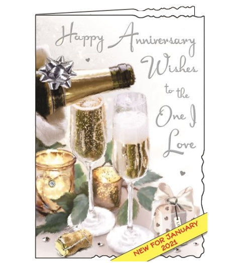 To The One I Love on Our Anniversary - Jonny Javelin card