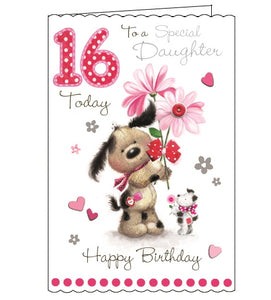 Jonny Javelin daughter 16th birthday card