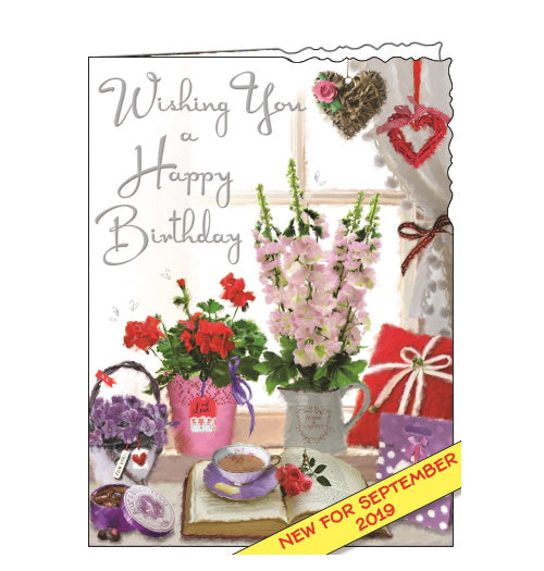 Jonny Javelin for her flowers birthday card