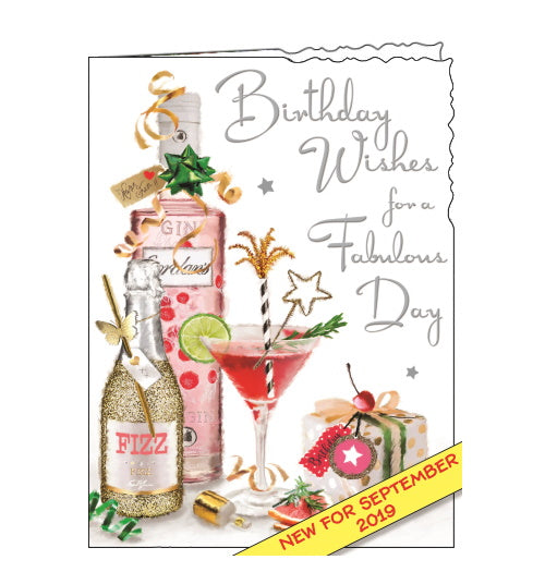 Jonny Javelin for her gin birthday card