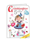 Jonny Javelin granddaughter 5th birthday card