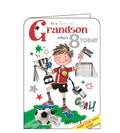 Jonny Javelin grandson 8th birthday card
