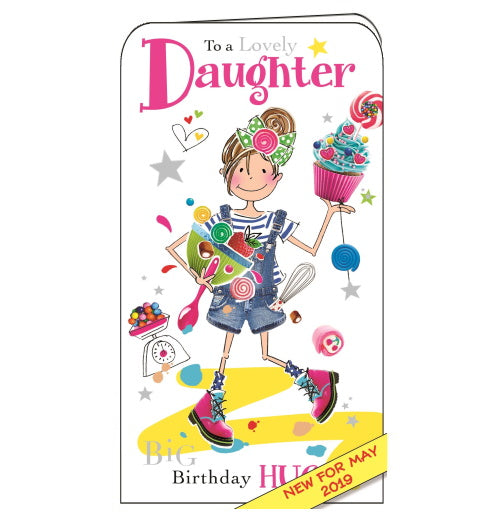 Jonny Javelin twingle daughter birthday card