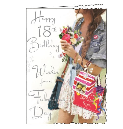 Jonny Javelin velvet shopping for her 18th birthday card Nickery Nook