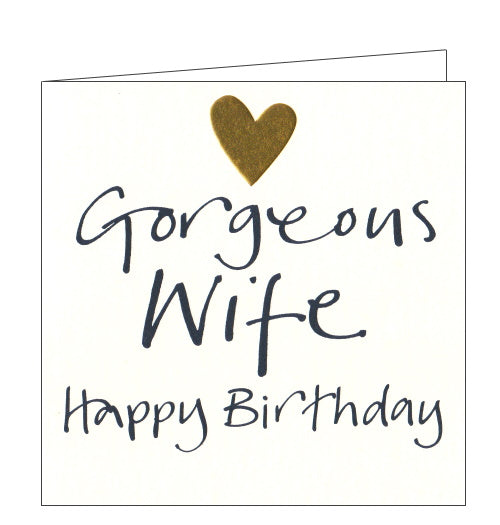 Lucilla Lavender gorgeous wife birthday card