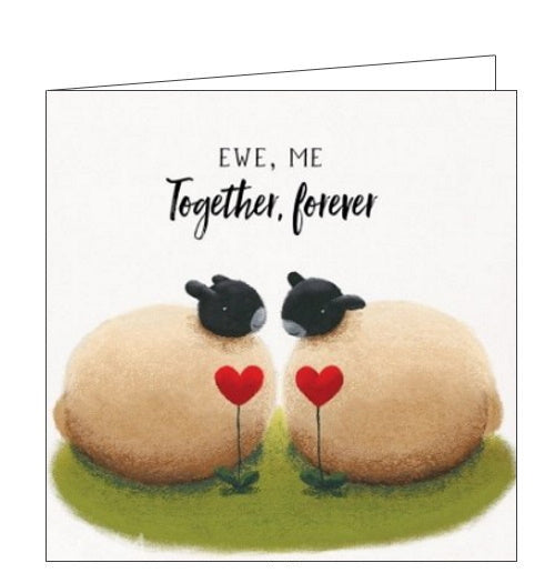 Two hearts- Lucy Pittaway greetings card