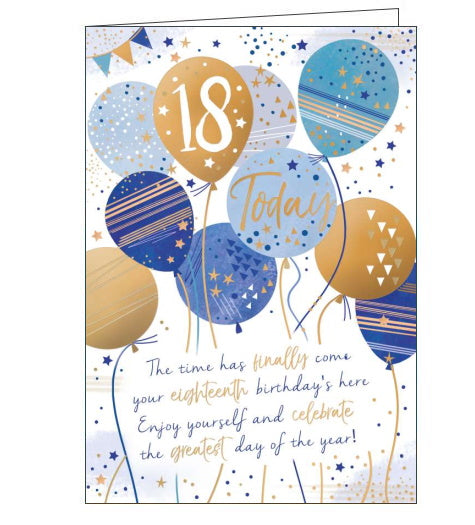 18 Today -birthday card