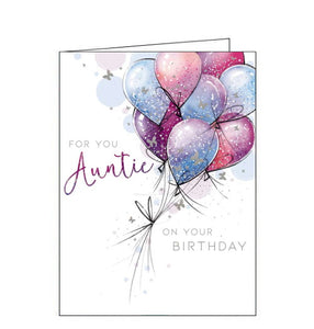 For you Auntie - Birthday card