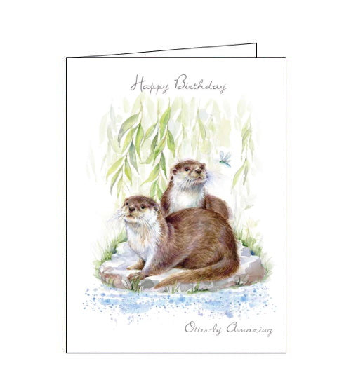Otter-ly Amazing -Birthday card