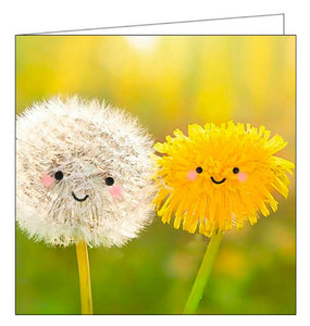 When We're Smiling... - blank greetings card