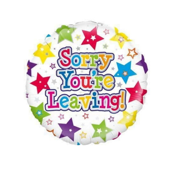Sorry You're Leaving - Helium Filled Balloon