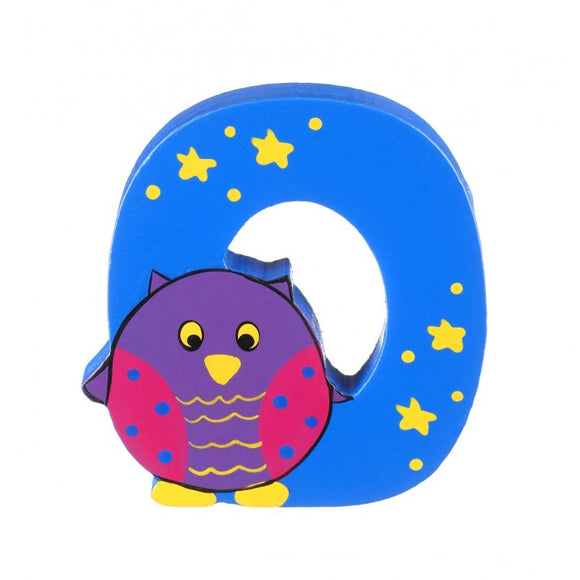 O is for Owl - Wooden alphabet letters