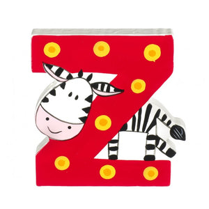 Z is for Zebra - Wooden alphabet letters