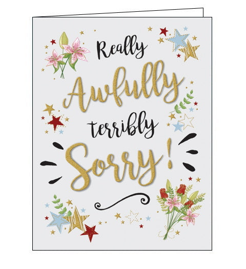 Piccadilly Gold Dust awfully terribly sorry card