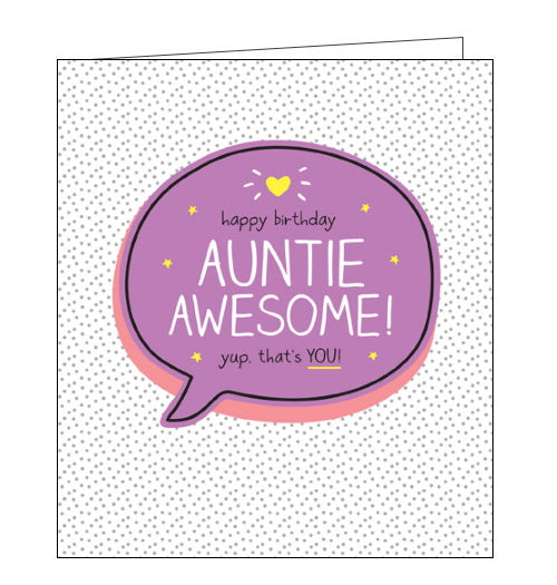 Pigment Happy Jackson auntie birthday card