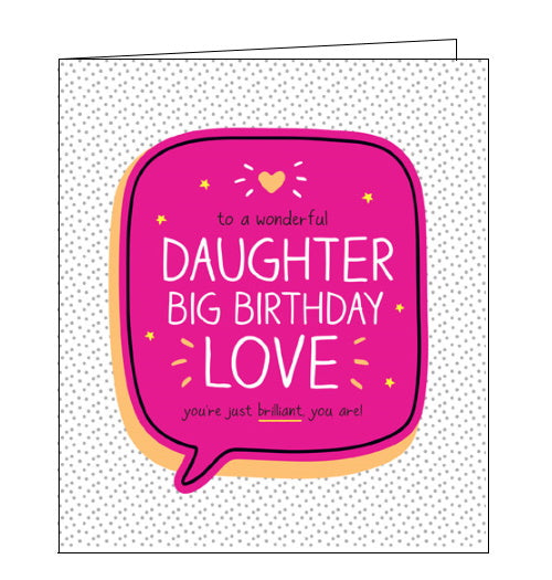 Pigment Happy Jackson birthday card for daughter
