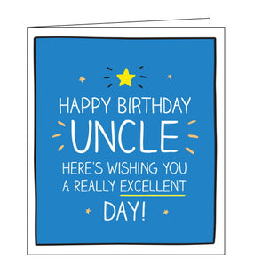 Pigment Happy Jackson uncle birthday card