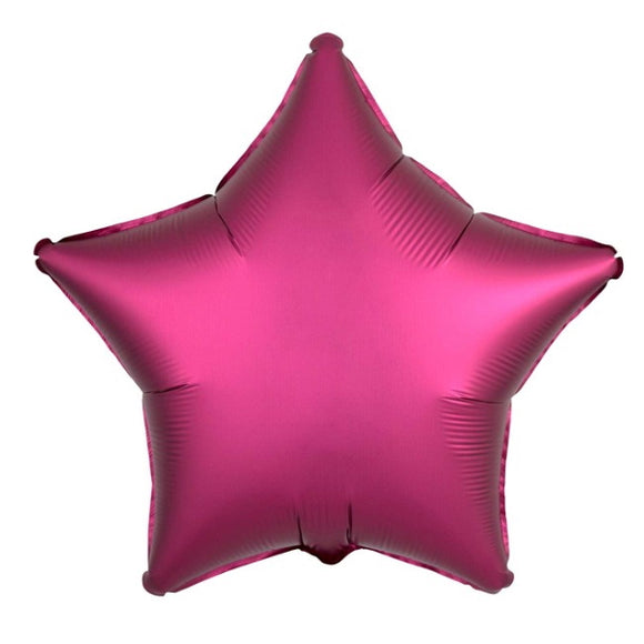 Pomegranate Pink Star - Helium Filled Balloon