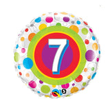 7th Birthday Helium Balloons - Various Designs
