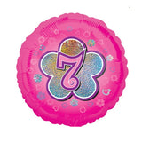 7th Birthday Helium Balloons - Various Designs
