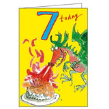 7th birthday card - Quentin Blake