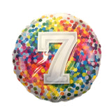 7th Birthday Helium Balloons - Various Designs