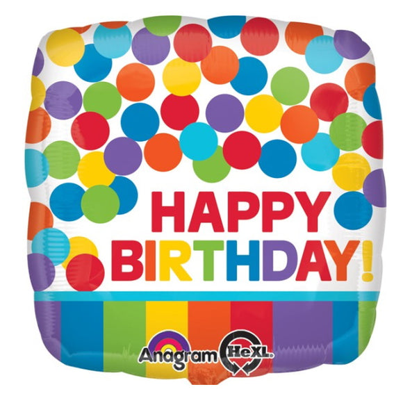 Happy Birthday - Helium Filled Balloon