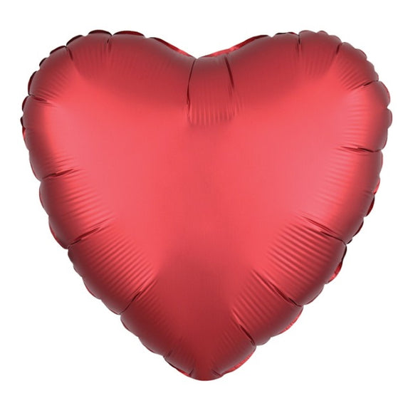 Red Heart - Helium-Filled Balloon