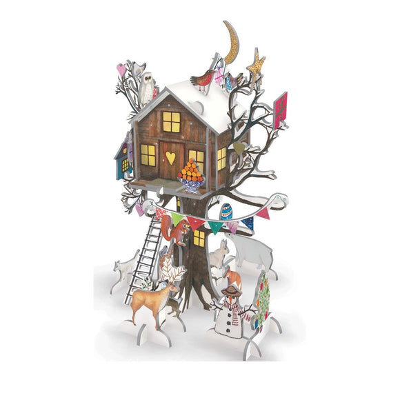 Christmas Treehouse - Pop and Slot Advent Calendar