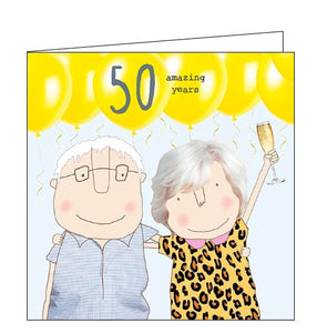 50 Amazing Years - Golden Anniversary card